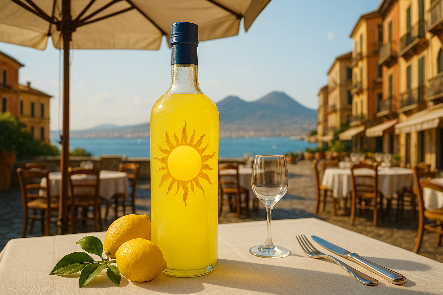 Limoncello  Napoli päikese pudelis