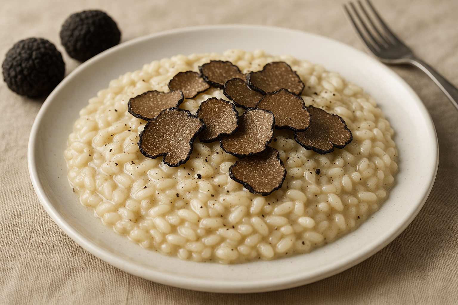 Risotto al tartufo nero