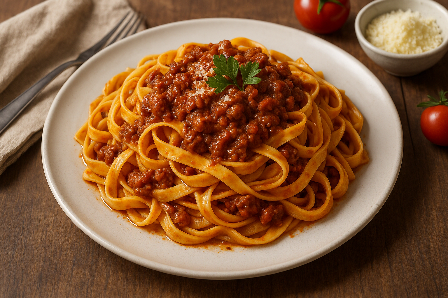 Tagliatelle al ragù alla bolognese